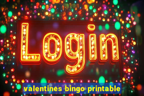 valentines bingo printable