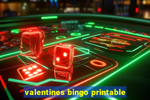 valentines bingo printable