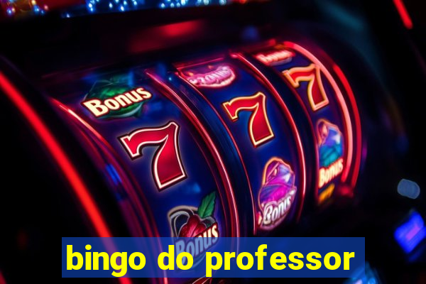 bingo do professor