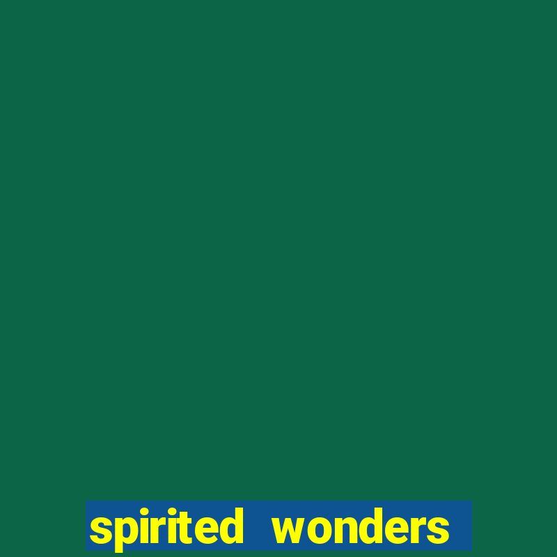 spirited wonders slot demo