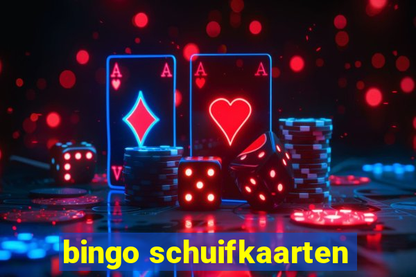 bingo schuifkaarten