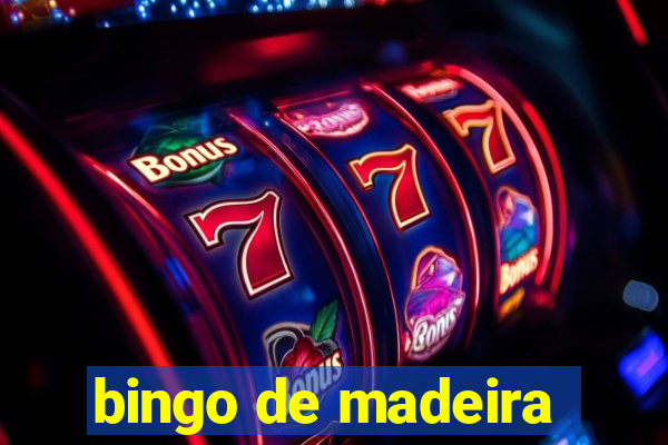 bingo de madeira