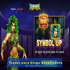 frases para bingo beneficente