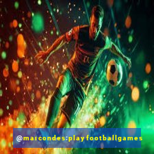 @marcondes:playfootballgames bingo football