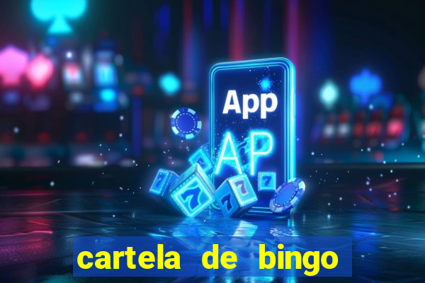 cartela de bingo para chá de bebê