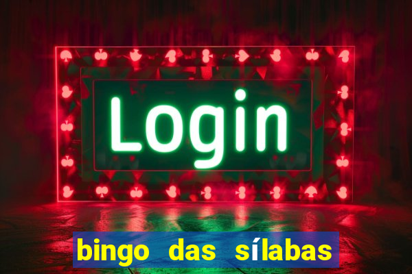 bingo das sílabas como jogar