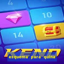 esquema para quina com 20 dezenas