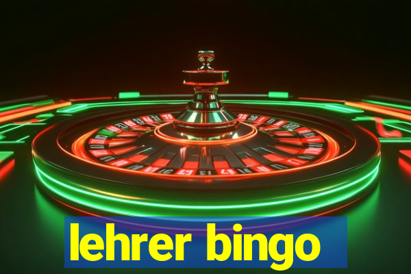 lehrer bingo