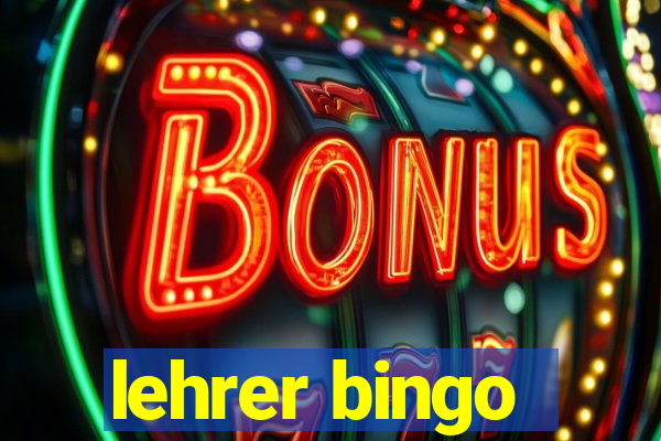 lehrer bingo