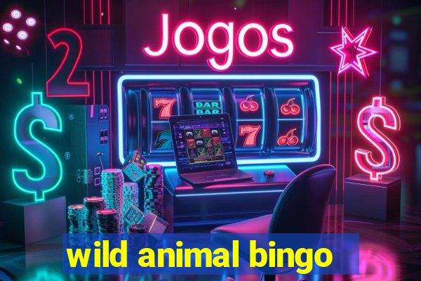 wild animal bingo