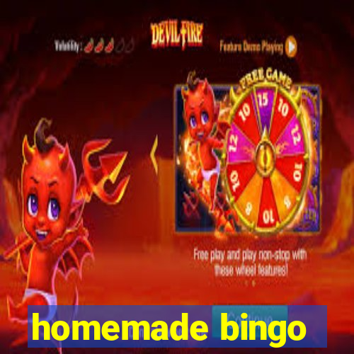 homemade bingo