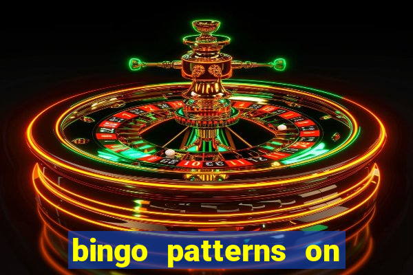 bingo patterns on slot machines