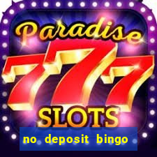 no deposit bingo real money