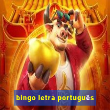 bingo letra português