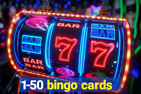 1-50 bingo cards