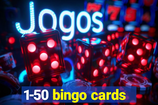 1-50 bingo cards