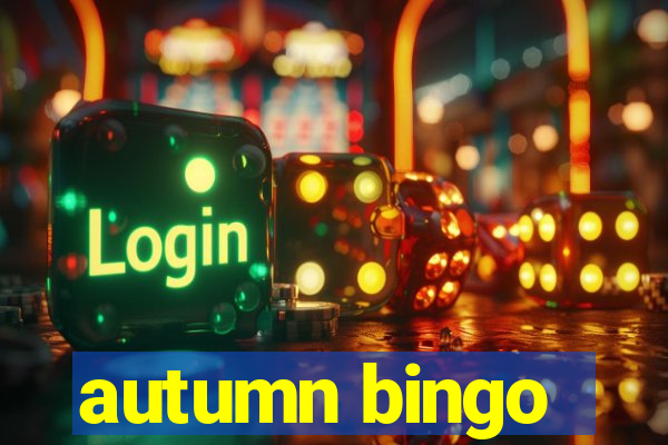 autumn bingo