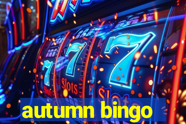 autumn bingo