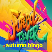 autumn bingo