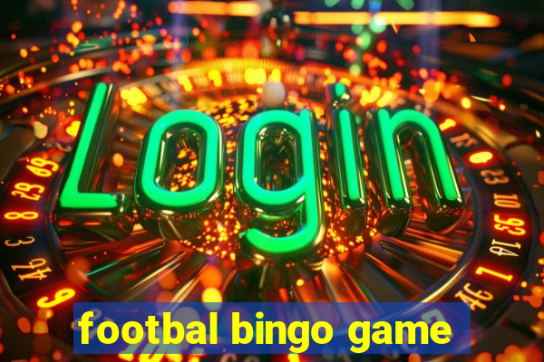 footbal bingo game