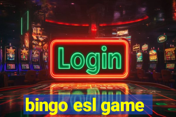 bingo esl game