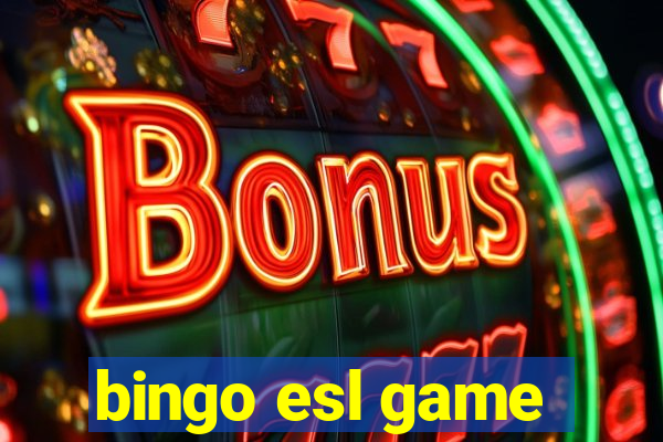 bingo esl game