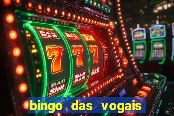 bingo das vogais colorido para imprimir