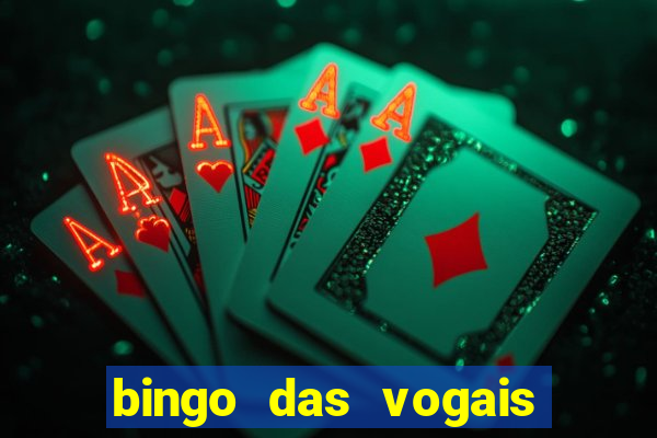 bingo das vogais colorido para imprimir