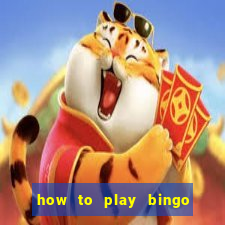 how to play bingo for money