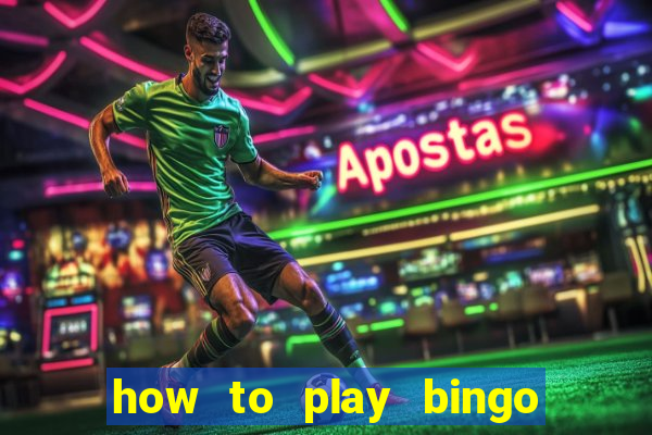 how to play bingo for money