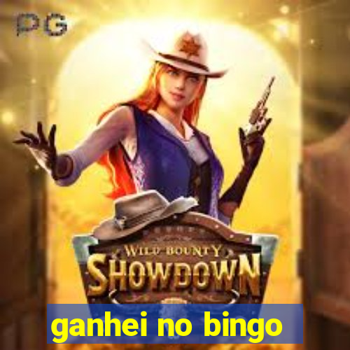 ganhei no bingo