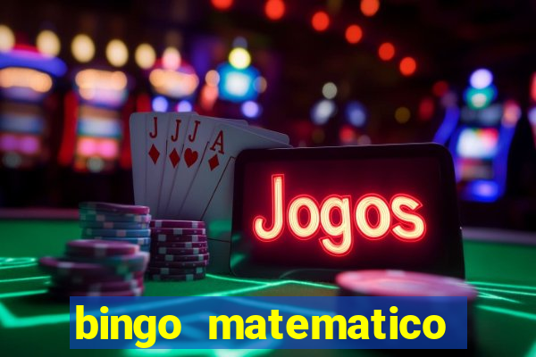 bingo matematico para ensino medio