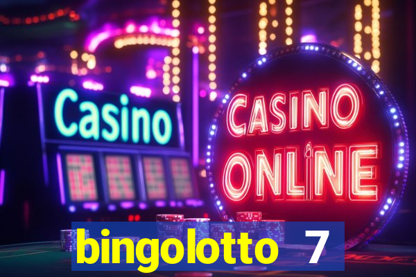 bingolotto 7 januari 2024