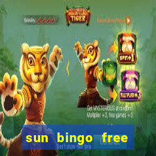 sun bingo free spins code