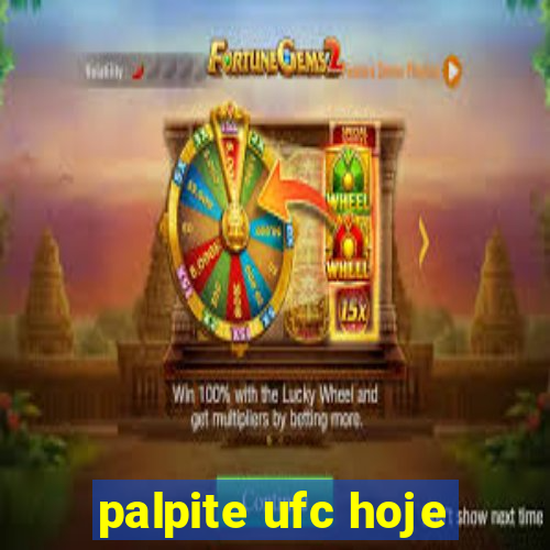 palpite ufc hoje