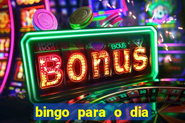 bingo para o dia da mulher