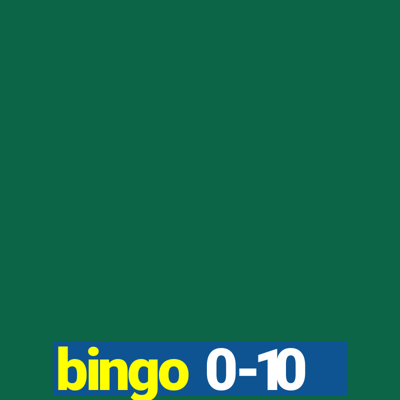 bingo 0-10