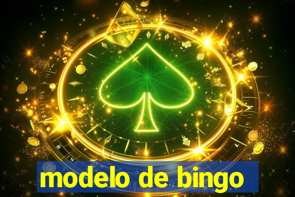 modelo de bingo