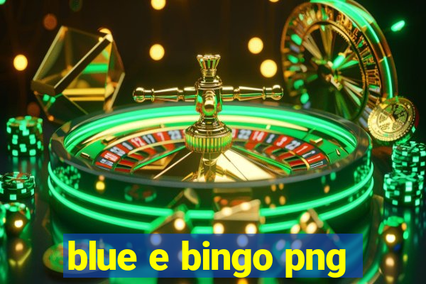 blue e bingo png