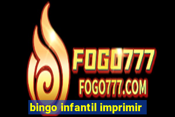 bingo infantil imprimir