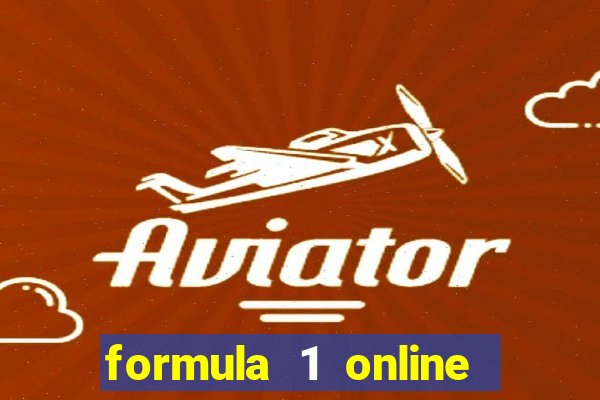 formula 1 online ao vivo