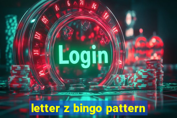 letter z bingo pattern