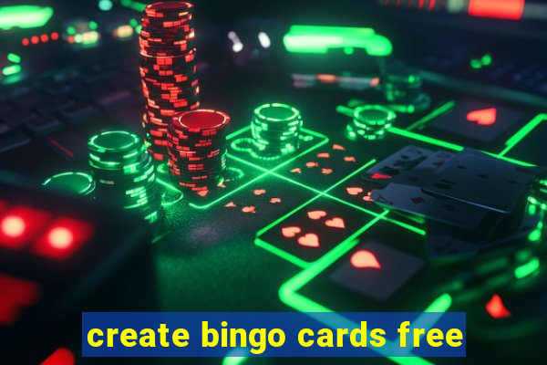 create bingo cards free