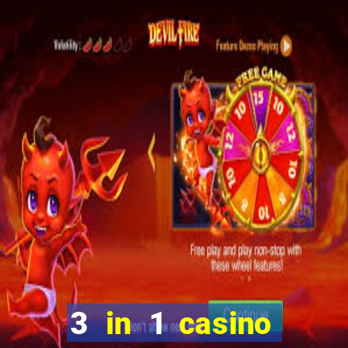 3 in 1 casino game table