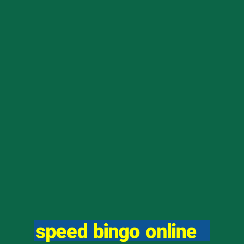 speed bingo online