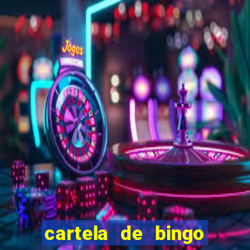 cartela de bingo da sorte