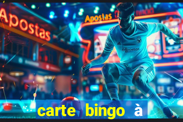 carte bingo à imprimer gratuit