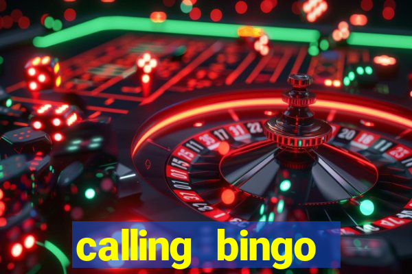 calling bingo numbers out