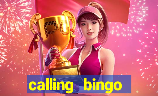 calling bingo numbers out