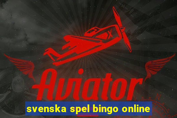 svenska spel bingo online